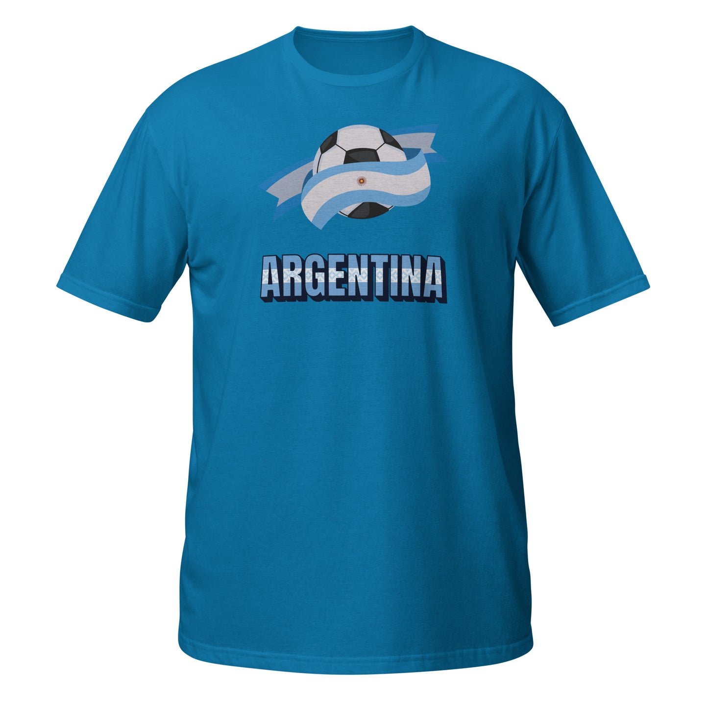 Argentina Soccer Fan Graphic Tee - Heritage Futbol Fan Shirt by Passport Outfitters