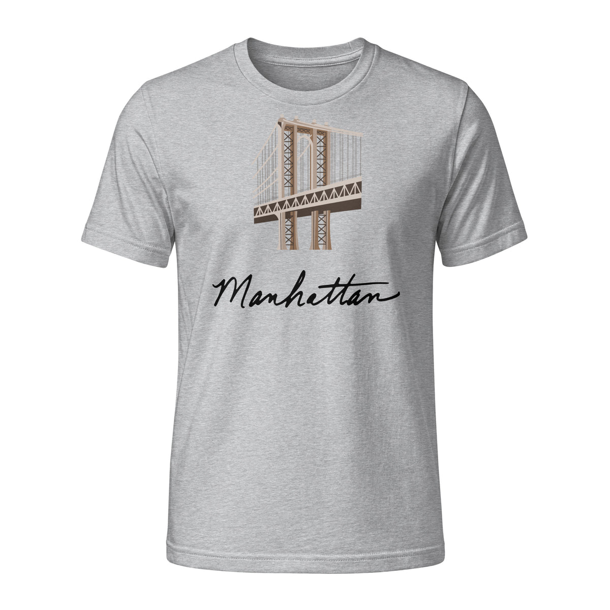 Manhatten Burrough Fine Jersey T-Shirt by Passport Outfitters