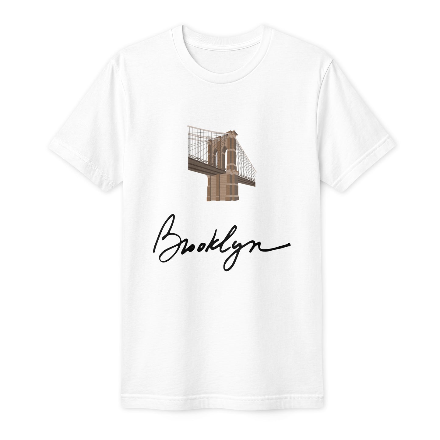 Brooklyn New York Fine Jersey T-Shirt by Passport Outfitters