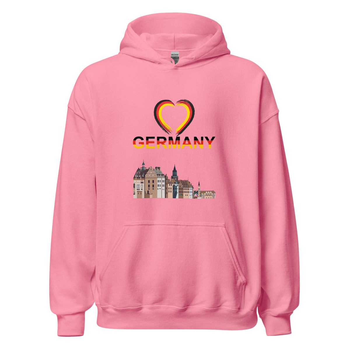 Germany Heart Hoodie by Passport Outfitters