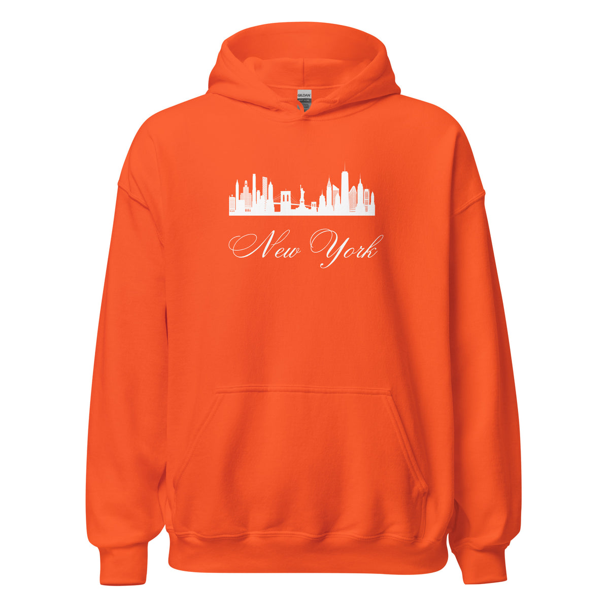 NYC Skyline Unisex Pullover Hoodie | New York City Apparel by Passport Outfitters