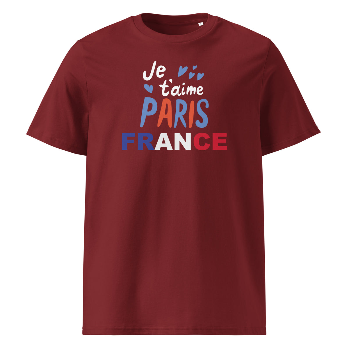 Paris France Unisex organic cotton t-shirt by Passport Outfitters