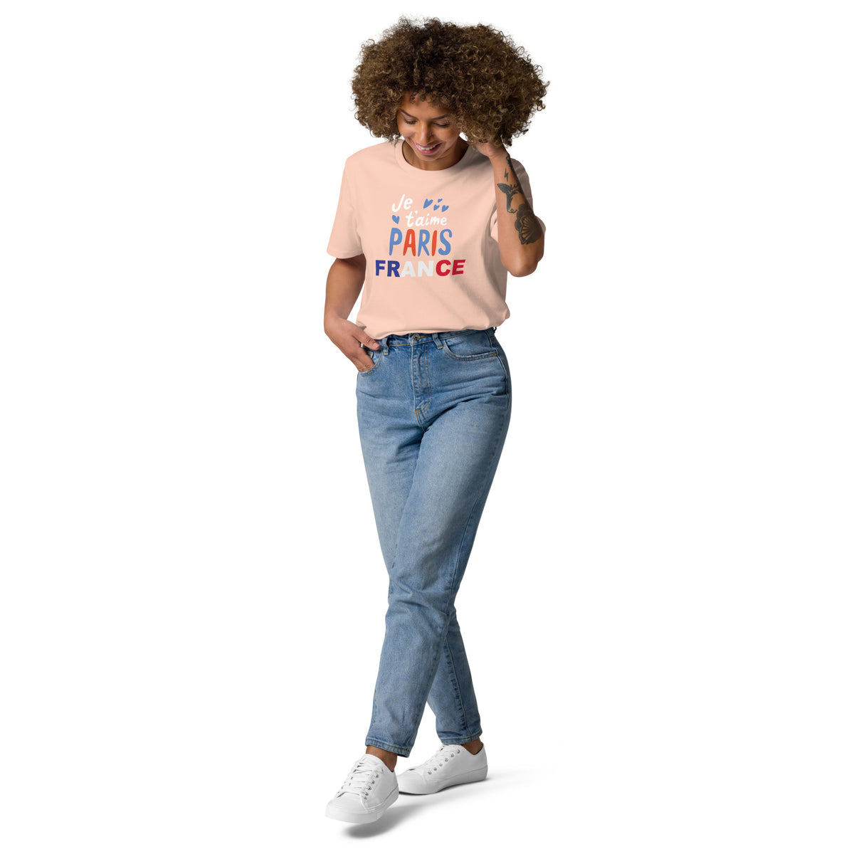 Paris France Unisex organic cotton t-shirt by Passport Outfitters