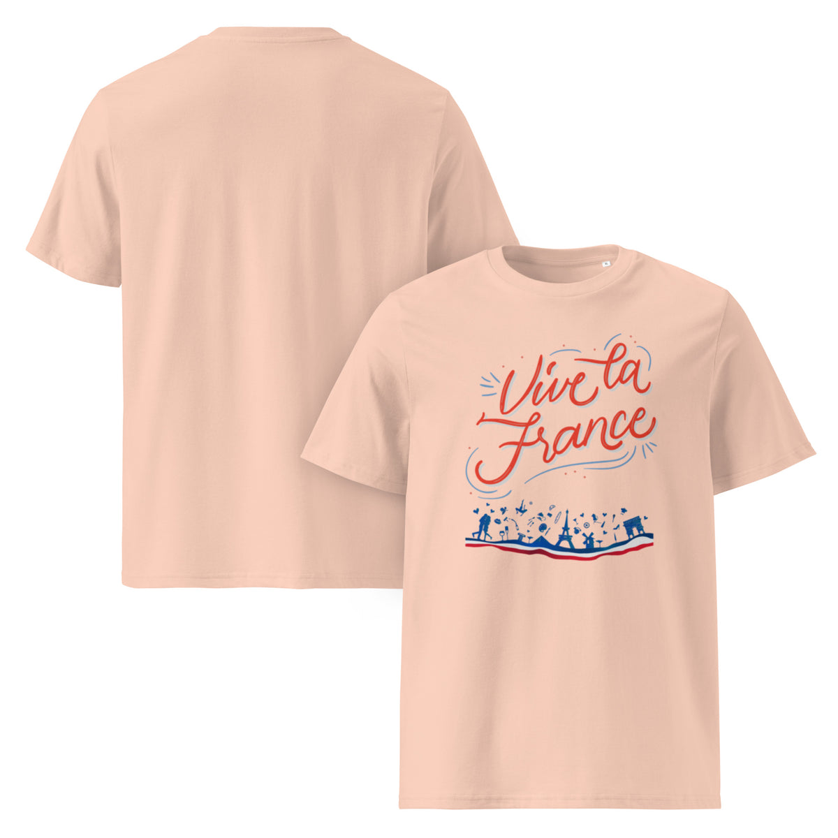 Viva la France organic cotton t-shirt by Passport Outfitters
