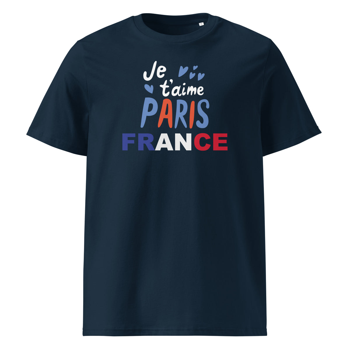 Paris France Unisex organic cotton t-shirt by Passport Outfitters