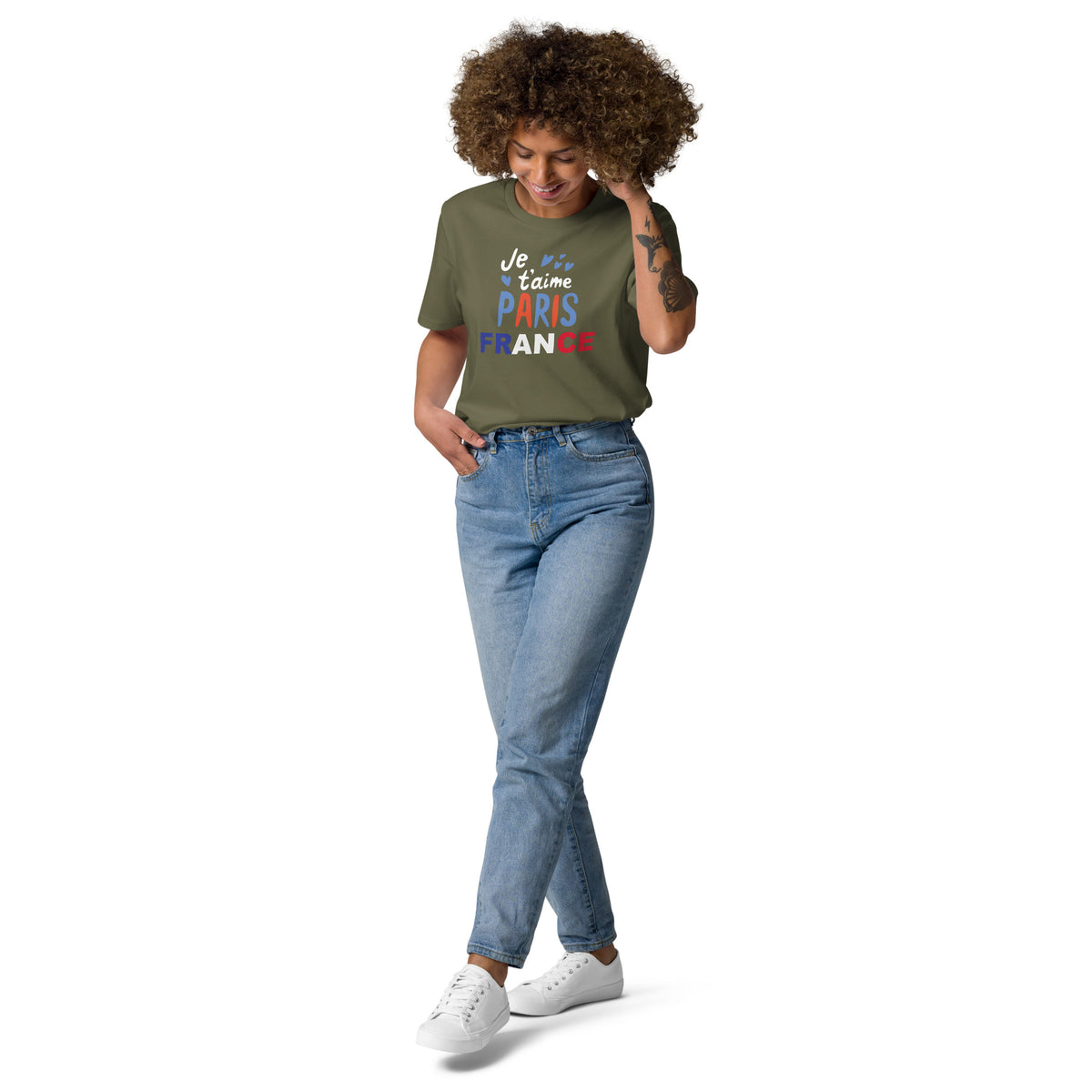 Paris France Unisex organic cotton t-shirt by Passport Outfitters