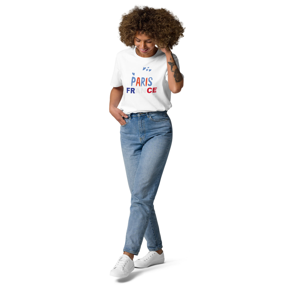 Paris France Unisex organic cotton t-shirt by Passport Outfitters