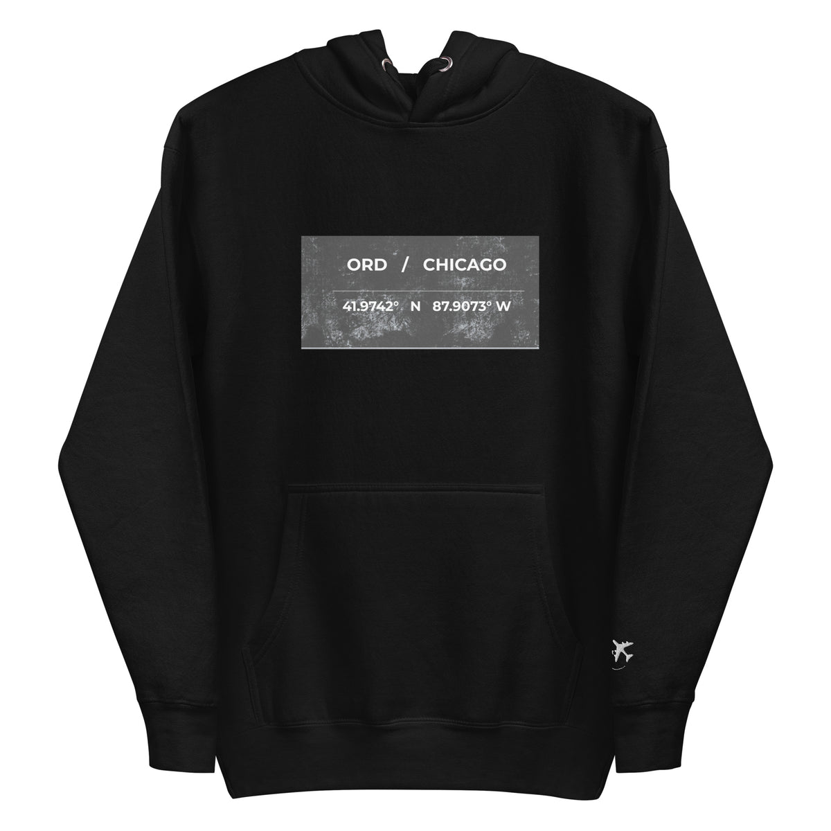 ORD / Chicago Airport Code Heavyweight Hoodie by Passport Outfitters