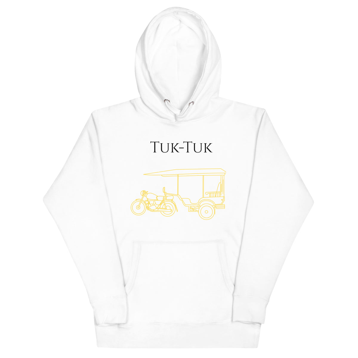 Tuk-Tuk Travel Hoodie – Black & Gold Edition by Passport Outfitters