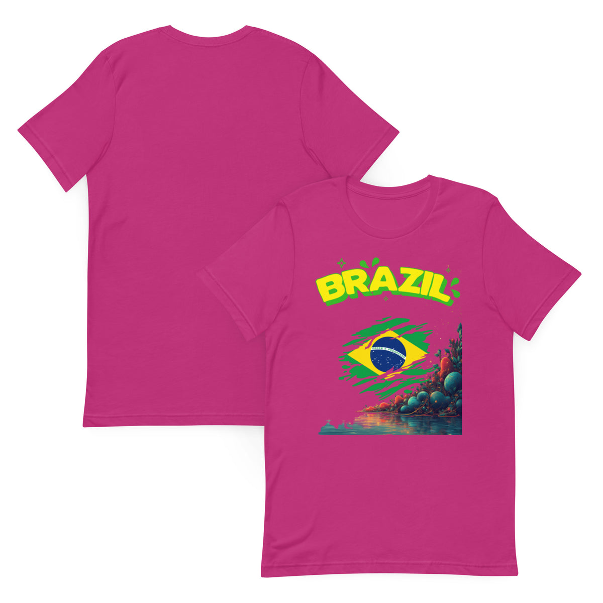 Brazil Travel Graphic Tee | Unisex World Country Pride T-Shirt by Passport Outfitters