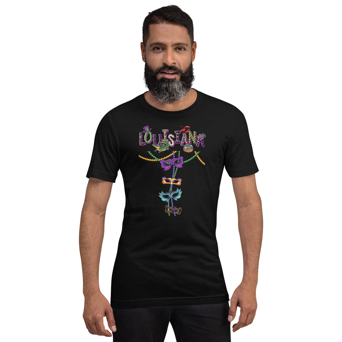 Louisiana Mardi Gras Unisex t-shirt by Passport Outfitters
