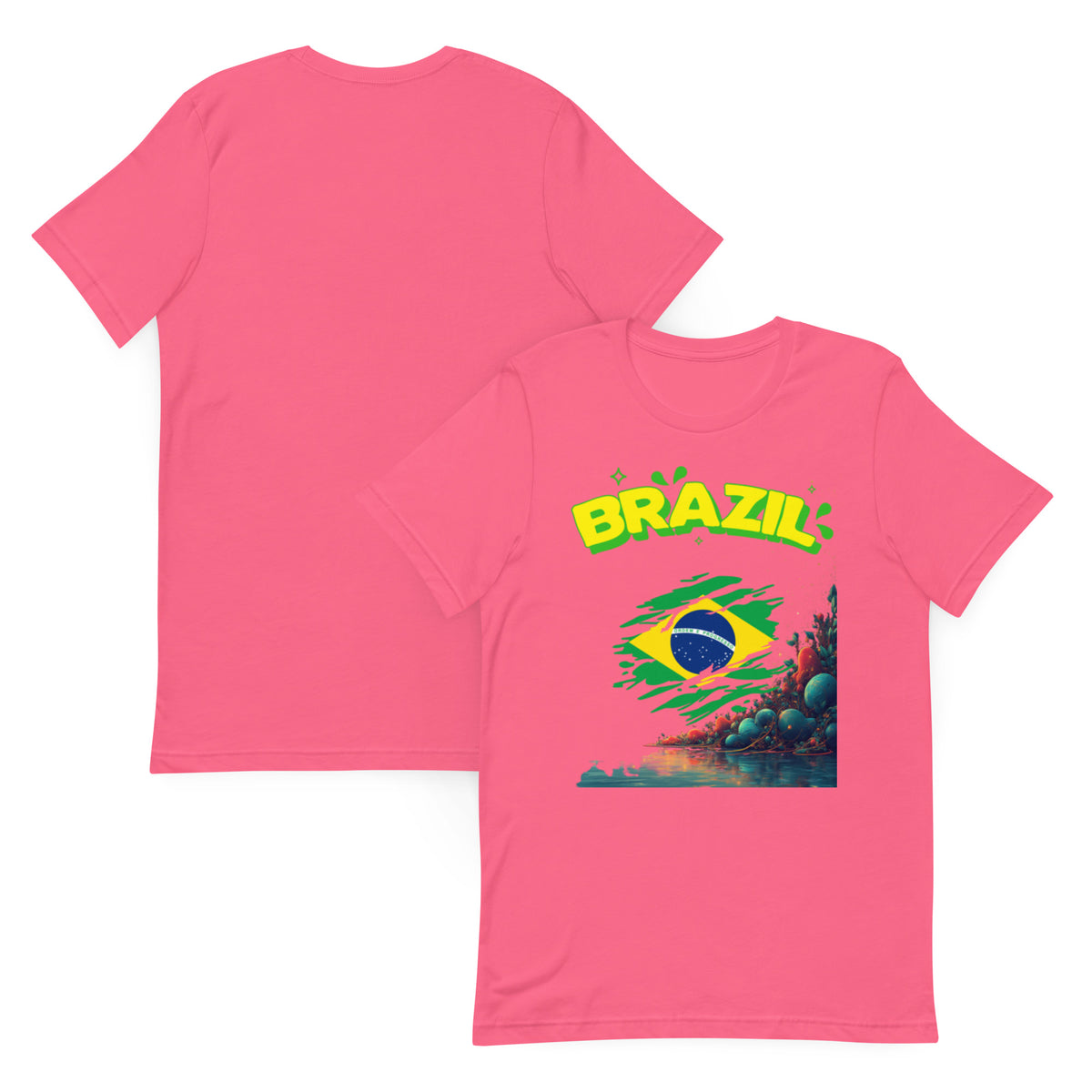 Brazil Travel Graphic Tee | Unisex World Country Pride T-Shirt by Passport Outfitters