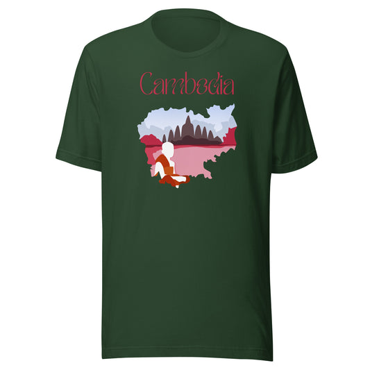Cambodia Heritage Angkor Wat Graphic T-Shirt | Travel & Culture Tee by Passport Outfitters