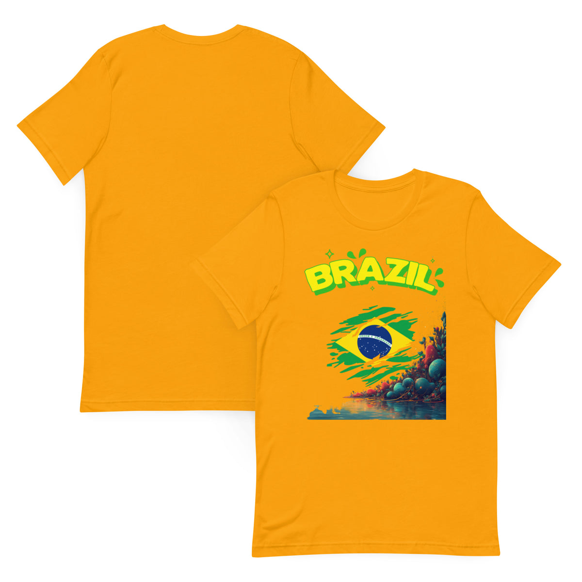 Brazil Travel Graphic Tee | Unisex World Country Pride T-Shirt by Passport Outfitters