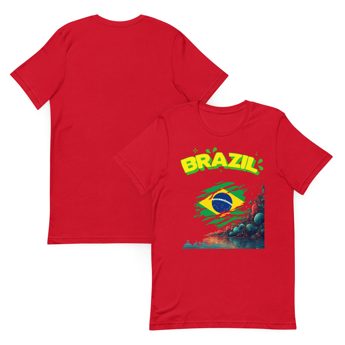 Brazil Travel Graphic Tee | Unisex World Country Pride T-Shirt by Passport Outfitters