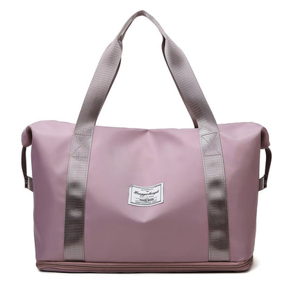 Expandable Travel Duffel Bag – Waterproof Weekender with Shoe Pocket by Passport Outfitters
