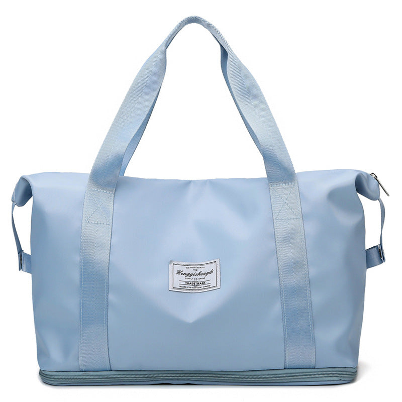 Expandable Travel Duffel Bag – Waterproof Weekender with Shoe Pocket by Passport Outfitters