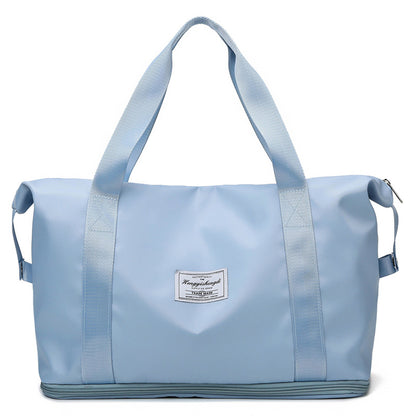 Expandable Travel Duffel Bag – Waterproof Weekender with Shoe Pocket by Passport Outfitters