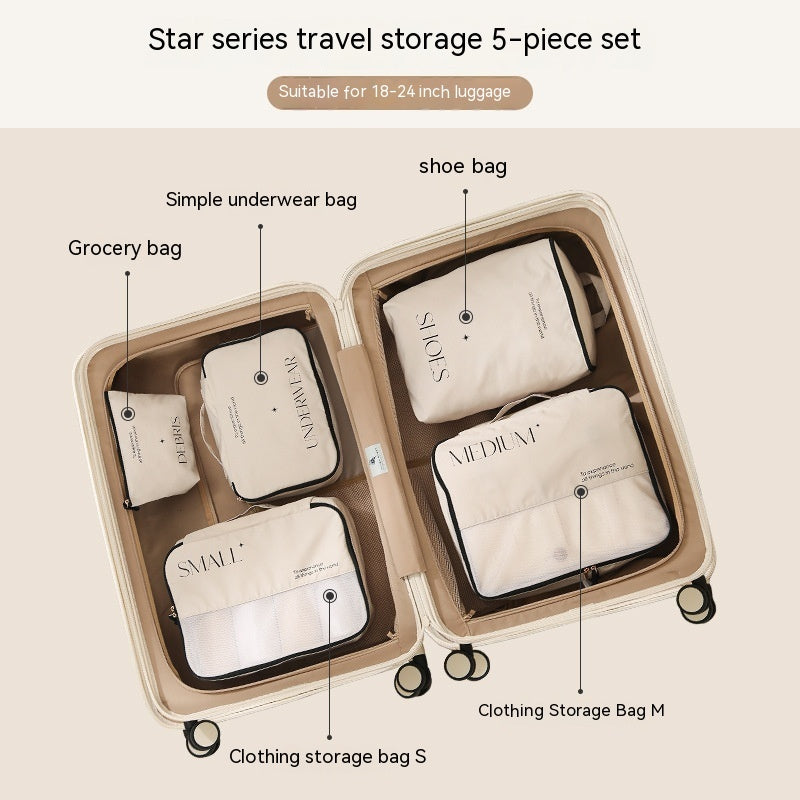 Multi-Piece Travel Packing Cube & Compression Storage Set by Passport Outfitters