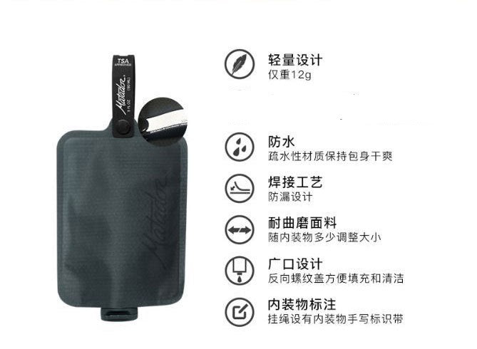 Matador FlatPak Waterproof Soap Bar Case - Black - Passport Outfitters Apparel 