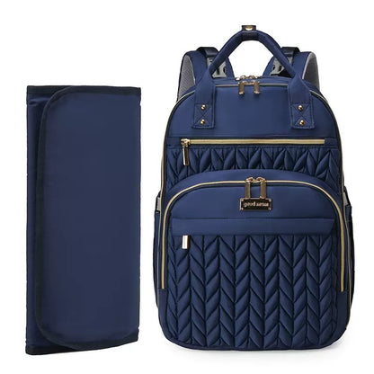 Waterproof Family Travel Diaper Backpack with Foldable Changing Pad by Passport Outfitters