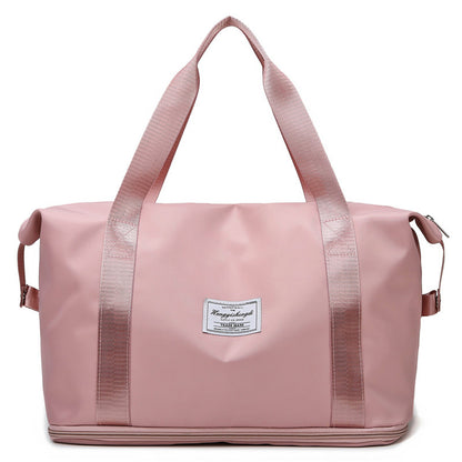 Expandable Travel Duffel Bag – Waterproof Weekender with Shoe Pocket by Passport Outfitters