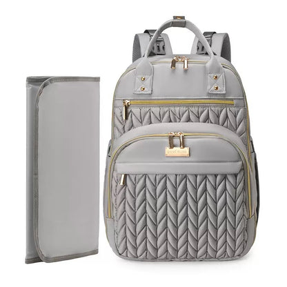 Waterproof Family Travel Diaper Backpack with Foldable Changing Pad by Passport Outfitters