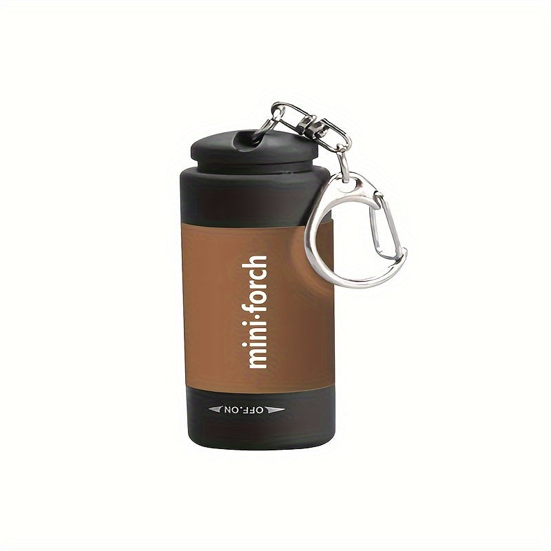 USB Rechargeable Portable Flashlight Keychain Mini Torch Camping Ultra Bright Lamp Outdoor Supplies,  Travel Flashlight, Mini Lantern, Compact Design, Hikers, Outdoor Enthusiasts