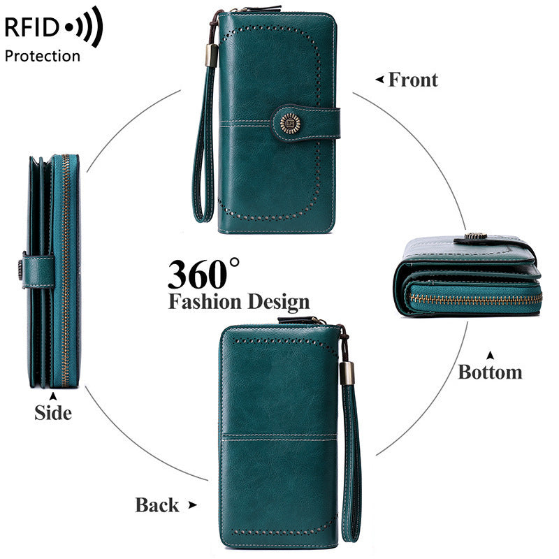RFID-Blocking Travel Clutch Wallet | Multi-Card & Passport Organizer by Passport Outfitters