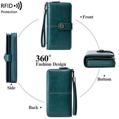 RFID-Blocking Travel Clutch Wallet | Multi-Card & Passport Organizer by Passport Outfitters