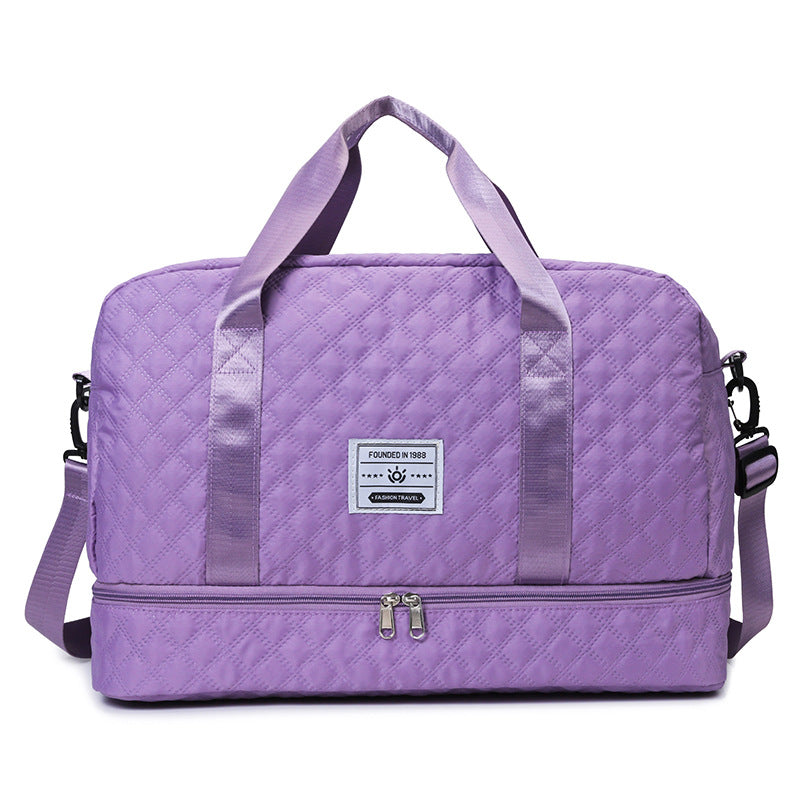 Convertible Crossbody Gym Duffel & Travel Backpack with Wet-Dry Separation by Passport Outfitters