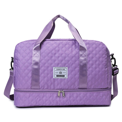 Convertible Crossbody Gym Duffel & Travel Backpack with Wet-Dry Separation by Passport Outfitters