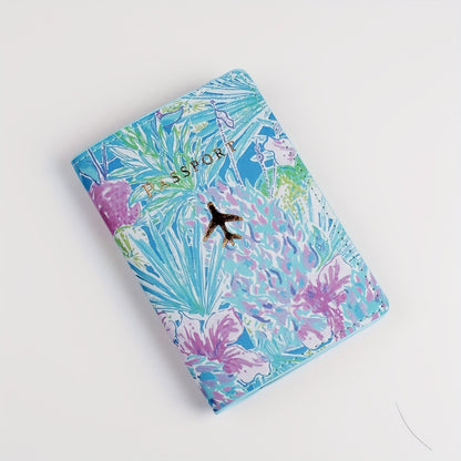 Fashion Floral Travel Passport Holder - Passport Outfitters Apparel 