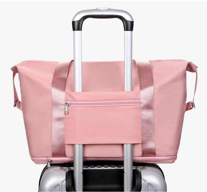 Expandable Travel Duffel Bag – Waterproof Weekender with Shoe Pocket by Passport Outfitters