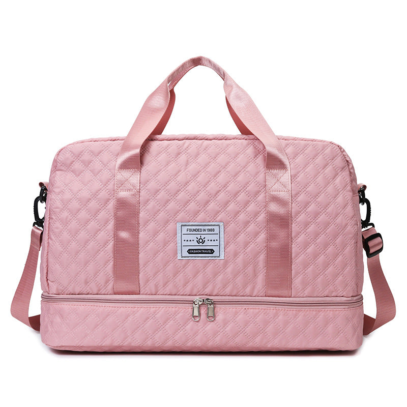 Convertible Crossbody Gym Duffel & Travel Backpack with Wet-Dry Separation by Passport Outfitters