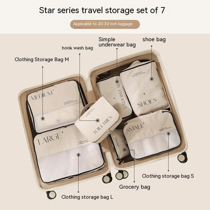 Multi-Piece Travel Packing Cube & Compression Storage Set by Passport Outfitters