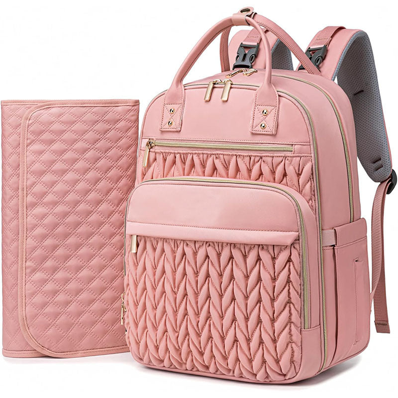 Waterproof Family Travel Diaper Backpack with Foldable Changing Pad by Passport Outfitters