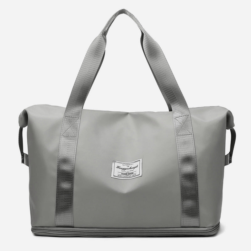 Expandable Travel Duffel Bag – Waterproof Weekender with Shoe Pocket by Passport Outfitters