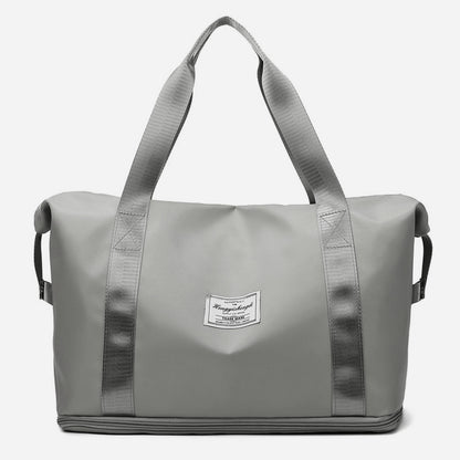 Expandable Travel Duffel Bag – Waterproof Weekender with Shoe Pocket by Passport Outfitters