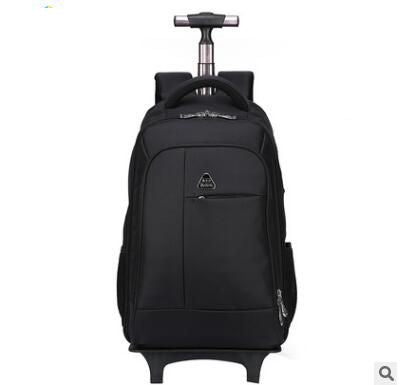 2-in-1 Detachable Wheeled Trolley Travel Backpack by Passport Outfitters