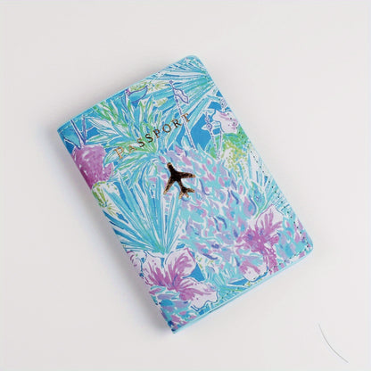 Fashion Floral Travel Passport Holder - Passport Outfitters Apparel 