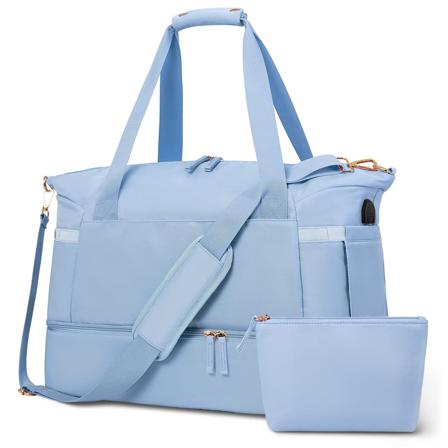 Waterproof Wet & Dry Travel Duffel | Sports & Gym Carry-On Tote by Passport Outfitters