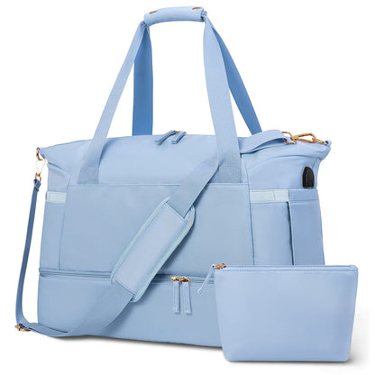 Waterproof Wet & Dry Travel Duffel | Sports & Gym Carry-On Tote by Passport Outfitters
