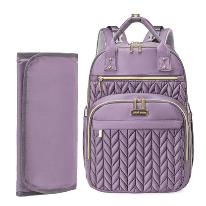 Waterproof Family Travel Diaper Backpack with Foldable Changing Pad by Passport Outfitters