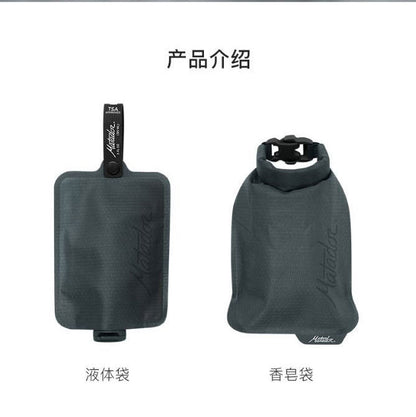 Matador FlatPak Waterproof Soap Bar Case - Black - Passport Outfitters Apparel 