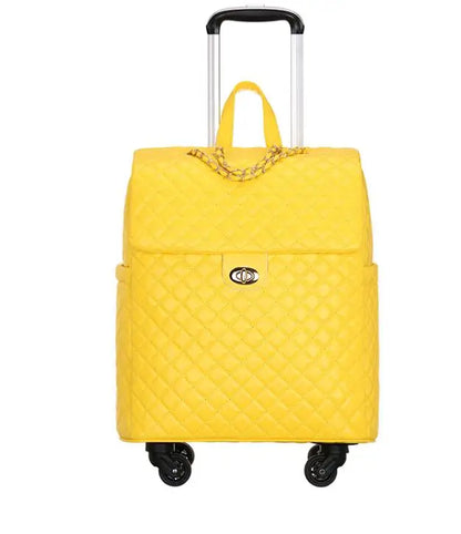 2020 New travel rolling bag for women PU baggage bag Women Wheeled Luggage bag Cabin Trolley Bag on wheels Trolley Suitcase by Passport Outfitters