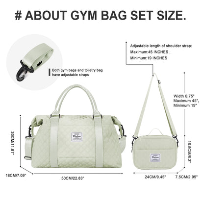 Large Capacity Durable Polyester Custom Fashionable Waterproof Zipper Closure Unisex Crossbody Fitness Bag Portable Outdoor Dry