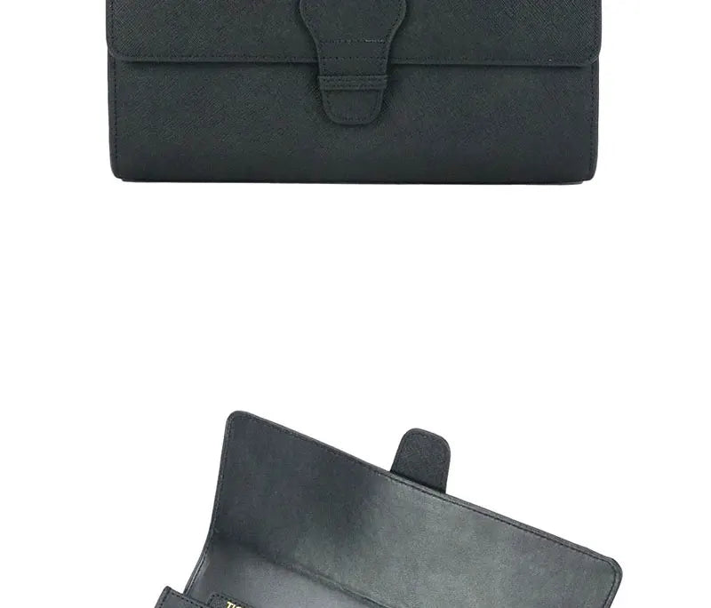 monogrammed saffiano leather travel collection gift travel set kits leather passport holder cover travel tag long travel wallet by Passport Outfitters