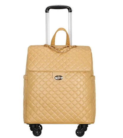2020 New travel rolling bag for women PU baggage bag Women Wheeled Luggage bag Cabin Trolley Bag on wheels Trolley Suitcase by Passport Outfitters