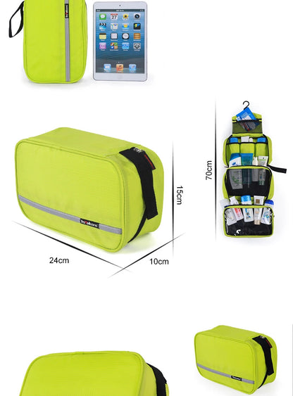 New Hanging Toiletry Bag Travel Toiletry Wash Organizer Kit for Men Women Cosmetics Make Up Sturdy Hanging Hook Shower Bags by Passport Outfitters